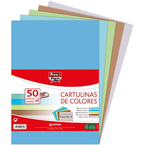 Cartolina FIXO PAPER 00001495 (A4 - 21x29.7cm) Grafoplás - Papel de arte e artesanato - a4, 21x29.7cm