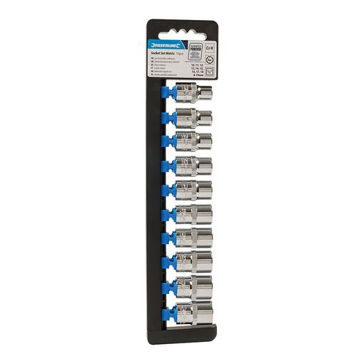 Conjunto de Chaves de Parafusos SILVERLINE 245463 Silverline - Soquetes de ferramentas - preto, prateado, aço inoxidável, 0,5 kg