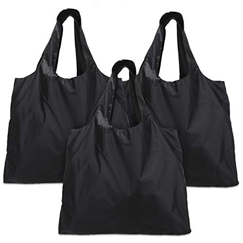 Saco de compras LUXJA (Preto - Poliéster - 30x45 cm) Luxja - Bagagem e bolsas - preto, poliéster, 30x45 cm