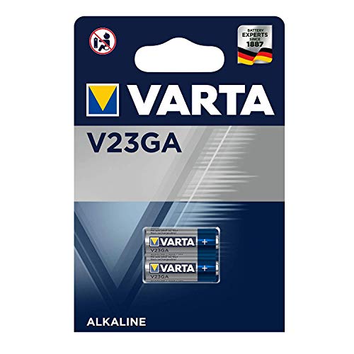 Pilha Não-Recarregável VARTA 2x V23GA Azul e Prateado Varta - Baterias de uso geral - A23, 52 mAh, alcalino, 2 pilhas