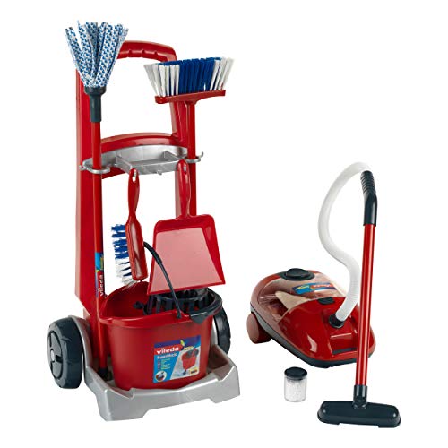 Brinquedo THEO KLEIN Carro de limpeza Vileda Theo Klein - Faz de conta de limpeza da casa - brinquedo, carro, limpeza