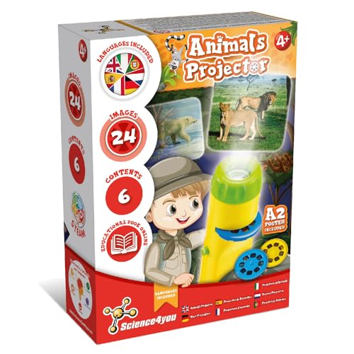 Jogo Educativo SCIENCE4YOU Dino Projector (Idade Mínima: 4) Science4you - Pósteres, impressões e arte visual - educativo, projetor, dinos, idade mínima 4