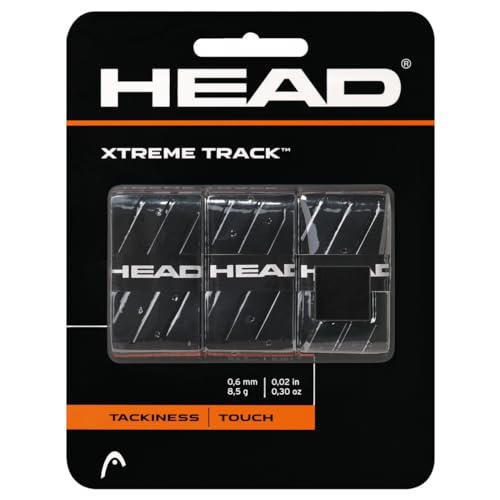 Overgrip para Raquetes de Ténis de Pádel HEAD Xtreme Track HEAD RACKET - Fita adesiva de ferragens - resistente, duradouro, superfície suave, toque extra de borracha