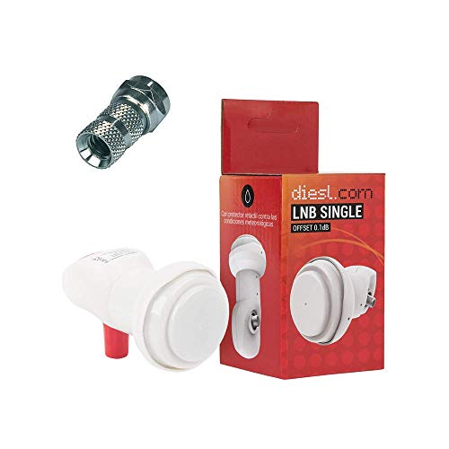 Conector LNB DISEL.COM LNB Single Universal Acamar Offset 0,1 dB DIESL.COM - Pontes e roteadores - conector, lnb, disel.com, single universal, acamar, offset