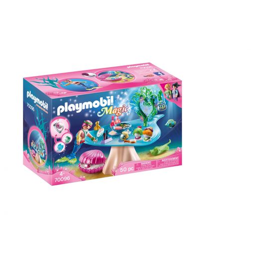 Playmobil Magic Salon of Beauty with Jewel - 70096 (Idade mínima recomendada: 4 anos) PLAYMOBIL - Conjuntos de brinquedos - peixeira, espelho, acessórios cabelo, perlas