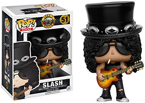 Figura FUNKO Pop! Rocks: Guns N' Roses - Slash (Guitar) Funko - Bonecos de ação e brinquedo - figura, funko pop rocks, guns n roses, slash, guitarra
