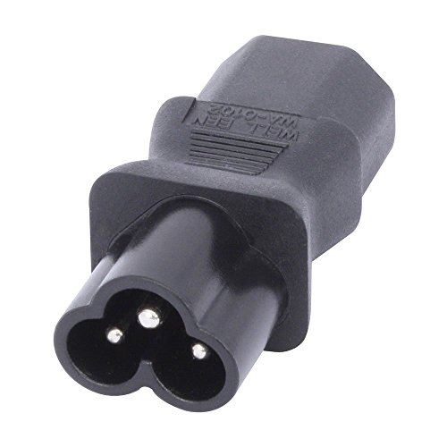 Cabo Adaptador LINDY 30450 IEC C6 IEC C13 3 Pin Lindy - Terminais e conectores de fio - cabo adaptador, lindy 30450, iec c6, iec c13, 3 pin