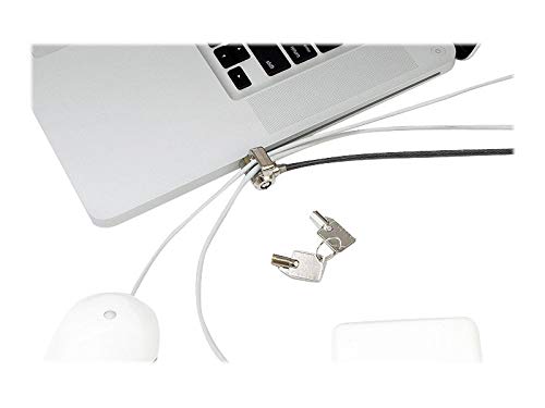 Cadeado Antirroubo MACLOCKS Universal Preto Compulocks - Fechaduras e chaves - universal, antirroubo, aço galvanizado, fecho ajustável