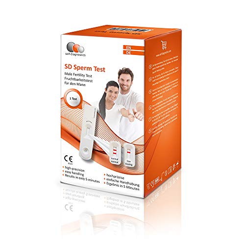 Teste de Sêmen SD Sperm Test (Recondicionado Como Novo) Self-Diagnostics - Monitores de fertilidade e testes de ovulação - sêmen, teste, reconhecido