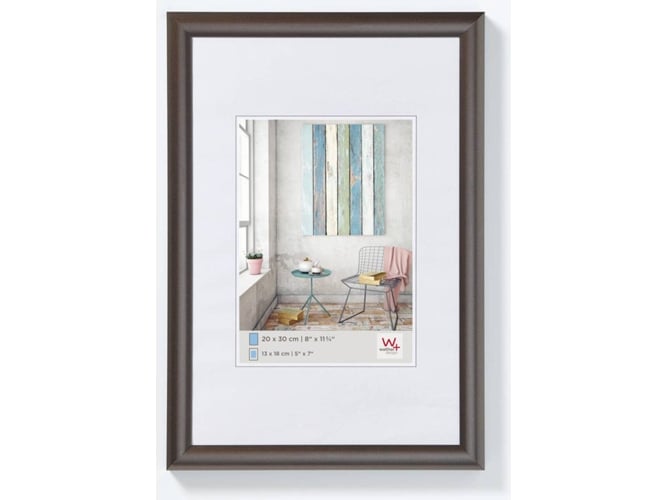 Moldura WALTHER DESIGN KP045D (Branco - 30 x 20.5 cm) Walther - Porta-retratos - 20,5 x 30 cm, plástico, retangular, branco