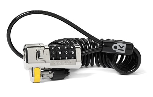 Cadeado Antirroubo KENSINGTON ClickSafe 1.5m Preto e Prateado Kensington - Fechaduras e chaves - antirroubo, notebook, combinatóio, 4 dígitos, 10.000 combinações