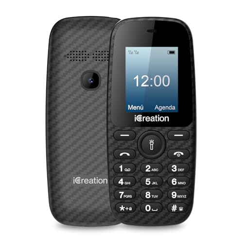 Telemóvel ICREATION C10 (1.77'' - Preto) ICREATION - Telemóveis - telemóvel, icreation c10, 1.77 polegadas, preto