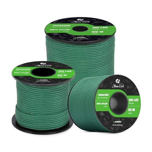 Corda para Arco Maxima 45Kg 1Fio Kelly Verde 2Mm 50M Abma Cord - Corda de escalada - 45 kg, 1 fio, kelly verde, 2 mm, 50 m