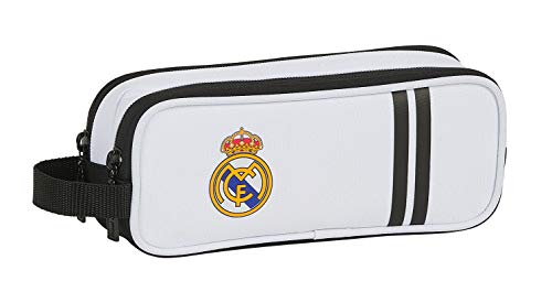 Porta-Canetas Real Madrid C.F. (1ª Equipação) safta - Organizadores de mesa - Real Madrid, 1ª equipação, capacidade 12, 21x8x6 cm