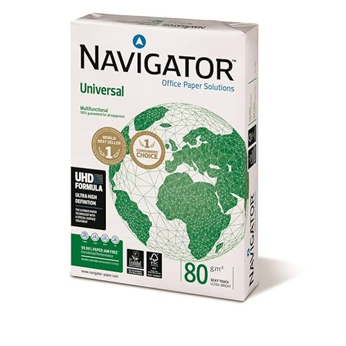 Papel de Impressão THE NAVIGATOR COMPANY Universal (A4) The Navigator Company - Papel de impressora e copiadora - papel de impressão, multiusos, laser, injeção de tinta, fotocopiadoras, fax
