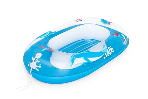Barco Insuflável Infantil BESTWAY 56520 (Azul - 96 x 56.5 x 20.5cm) Bestway - Brinquedos - infantil, pvc, azul, fundoo amovivel