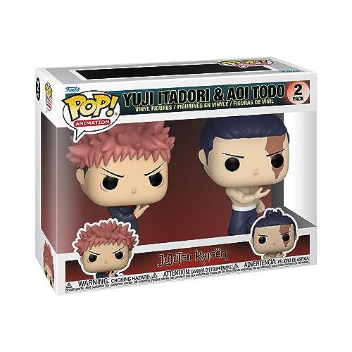 Figura FUNKO Pop! Animation: Jujutsu Kaisen- 2 Pack Yuji & Todo Funko - Bonecos de ação e brinquedo - figura, funko pop, animation, Jujutsu Kaisen, yuji, todo