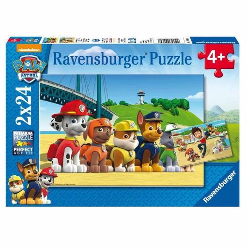 Puzzle RAVENSBURGER 00.024.718 (24 Peças) Ravensburger - Quebra-cabeças de encaixar - puzzle, ravensburger, 24 peças, patrulha canina