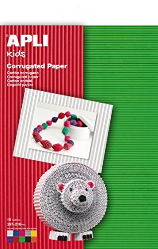 Papel Decorativo APLI 013826 (Multicor - 20x30cm) APLI - Materiais de embalagem - multicor, 20x30cm, cartão, ondas de cores