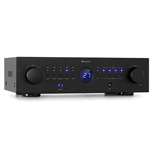 Amplificador AUNA AMP-CD950 DG (4 Canais - 2 x 200 W) AUNA - Áudio - amplificador, auna, amp-cd950 dg, 4 canais, 2 x 200 w