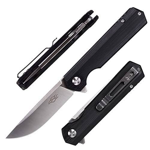 Faca de Campismo Firebird Ganzo FH11S-BK | Preto Ganzo - Facas de caça e sobrevivência - aço inoxidável, 150ºC, d2, ergonómica
