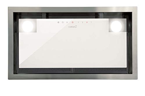 Exaustor CATA GC DUAL WH (820 m3/h - 80 cm) CATA - Eletrodomésticos de cozinha - 820 m3/h, 80 cm, 2 iluminações LED, filtro metálico