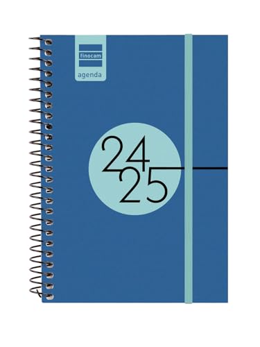 Agenda Esprimo Semanal 2024-2025 FINOCAM Cabero Group 1916, S.A. - Calendários, organizadores e planejadores - espiral metálica, micro-perforadas, capa polipropileno, transparente