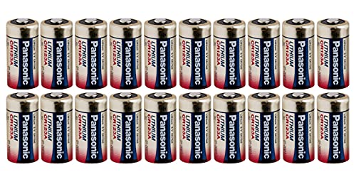 Pilha Recarregável PANASONIC CR123A (Lítio) Gold Series - Baterias de uso geral - litio, 1600 mAh, 3 V, cilíndrico