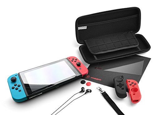 Capa Nintendo Switch SNAKEBYTE Pro Kit Preto Snakebyte - Acessórios para console de jogo portátil - nintendo switch, pro kit, preto