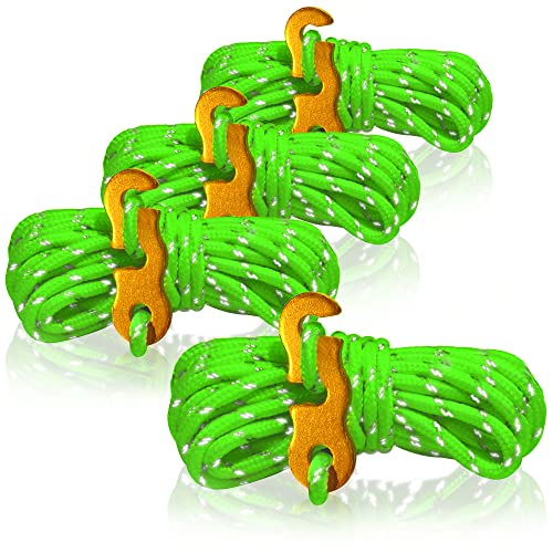 Tensão de Corda 4X Vento COM-FOUR Verde (4 m) com-four - Gaiolas e suportes para plantas - tensão, corda, 4x, vento, verde