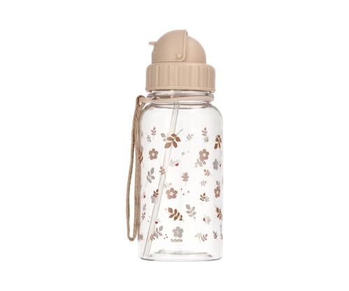 Garrafa TUTETE Leaves Sand (500 ml - Transparente) Tutete - Utensílios de mesa - 500 ml, transparente