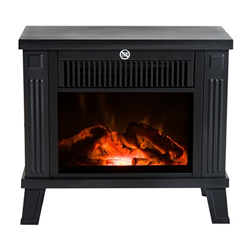 Lareira Elétrica HOMCOM | 34 x 17 x 31 cm - Preto HOMCOM - Lareiras - elétrica, 34x17x31 cm, preto
