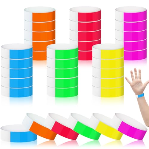 Braceletes Identificativos 600 Unidades Mkitnvy - Material de escritório - identificativos, 600 unidades, papel impermeável, nome do proprietário