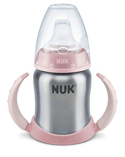 Biberão com Tampa para Bebé NUK (125 ml) NUK - Suplementos de alimentação por sonda - 125 ml, tampa, hipoalergénica, fácil de limpar