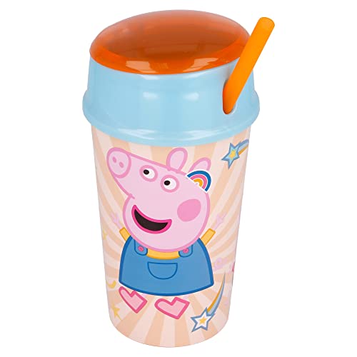 Garrafa de bebidas PEPPA PIG (400 ml) (Recondicionado Como Novo) Stor - Cozinha & sala de jantar - peppa pig, 400 ml, compartimento superior, pegada