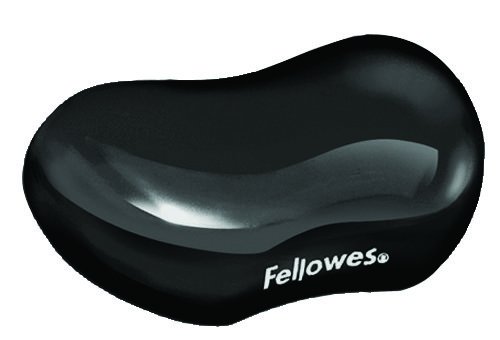 Suporte de Pulso FELLOWES 9112301 Preto e Transparente Fellowes - Apoio de pulso para teclado e mouse - suporte de pulso, fellowes, preto, transparente