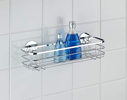 Suporte de Parede para TV WENKO Turbo-Loc (até 30 kg - Prateado) Wenko - Prateleiras industriais - 30 kg, alumínio, plástico, prateado