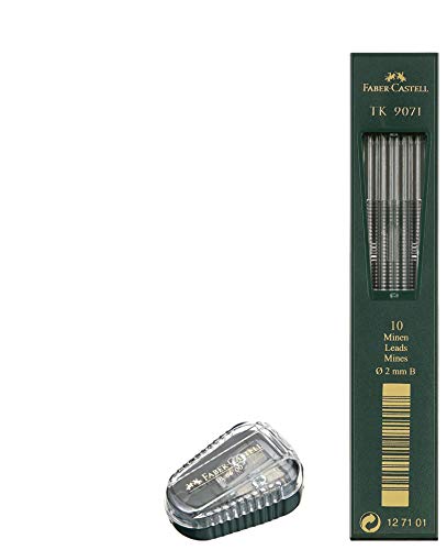 Faber Castell Tk9071 Esferográfica Preto Verde Faber-Castell - Afia-lápis - esferográfica, preto-verde