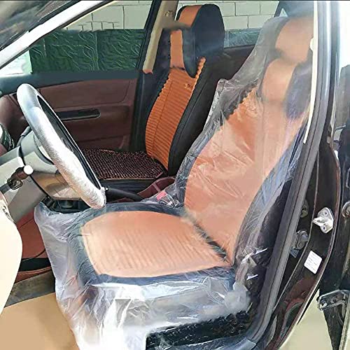 Pack 100 Capas Protetoras de Plastico EHOTER EHOTER - Assentos de veículos automotores - descartável, prático, conveniente, plástico