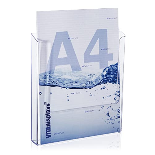 Suporte para Folhas Térmicas VITADISPLAYS 10 VITAdisplays - Suportes para revistas - a4, poliestireno, parede, expositores