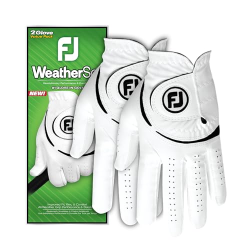 Luvas Unisexo FOOTJOY Weathersoft Azul para Golfe (2 Pares) FootJoy - Luvas de golfe - durabilidade, suave, resistente a clima, golfe