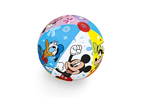 Bola Insuflável para Praia ou Piscina BESTWAY Mickey Mousse (51 cm) Bestway - Brinquedos - mickey mouse, 51 cm, vinil, remendo
