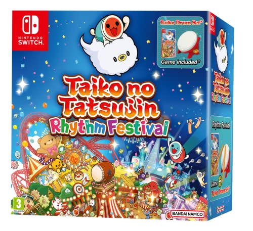 Jogo Nintendo Switch Taiko no Tatsujin: Rhythm Festival (Collector's Edition) BANDAI NAMCO - Software de jogos de vídeo - jogo, nintendo switch, taiko no tatsujin, rhythm festival, colecionador