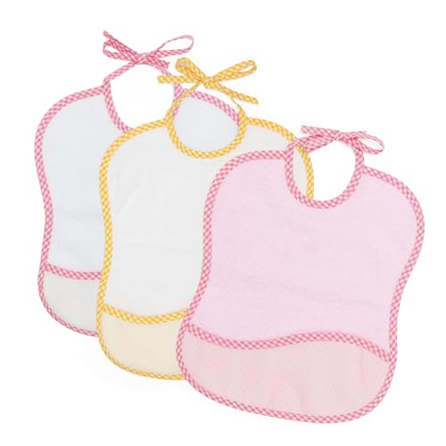 Conjunto de 3 Fraldas TIR TIN (Algodão - Branco) Creaciones Forcada, s.l. - Amamentação e alimentação - algodão, branco, fecho de corda, biodegradável