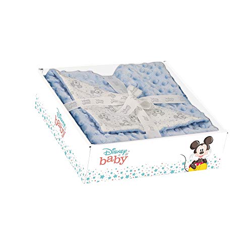 Manta INTERBABY Azul (80 x 110 cm - Algodão) Interbaby - Cobertores - disney, tecido macio, 80x110 cm