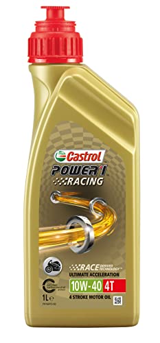 Óleo de Motor CASTROL Power 1 Racing 4T 10W-40 (1L) Castrol - Lubrificantes - sintético, 4 tempos, 10w-40, trizone