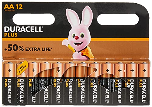 Pilhas DURACELL Alcalina (AA - 1.5V - 12 unidades) Duracell - Baterias de uso geral - alcalina, aa, 1.5v, 12 unidades