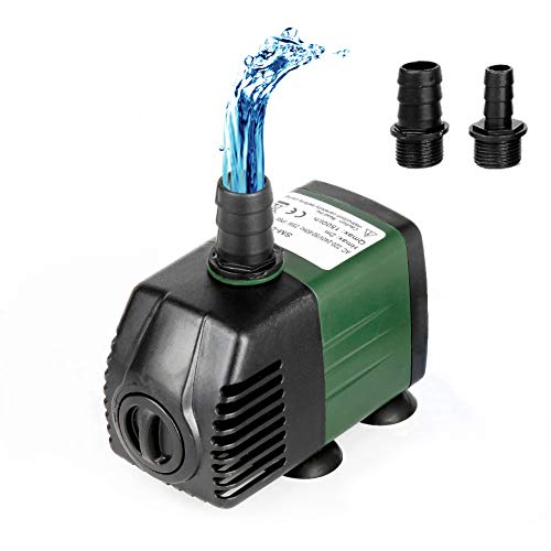 Bomba de Água HOMVIK 1500 L/h (25 W - 2 m) Granbuy - Suprimentos para peixes - 1500 l/h, 25 W, 2 m