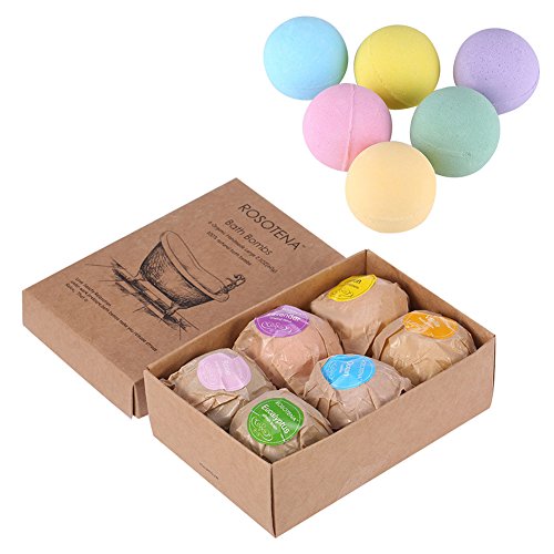 Bombas de Banho em Sal com Esponja 6 Unidades Haofy - Aditivos de banho - bombas, esponja, sal