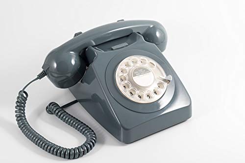 Telefone Fixo com Estilo Retro Gpo 746 Cinzento Gpo - Telefonia - retro, cinzento, tomada EU, plástico